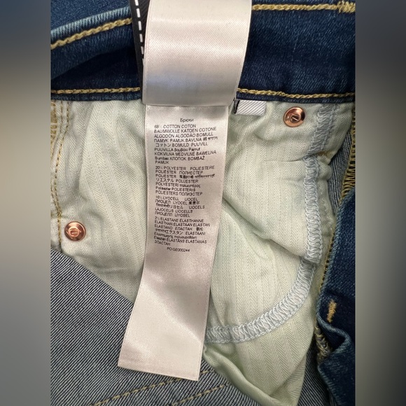 7 For All Mankind Dojo Original Jeans Women Flare Leg Trousers Size 27 NWT 7FAMK - Picture 9 of 9